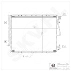 Condenseur de Climatisation Pour Kia Sorento I Van 976063E900 976063E901