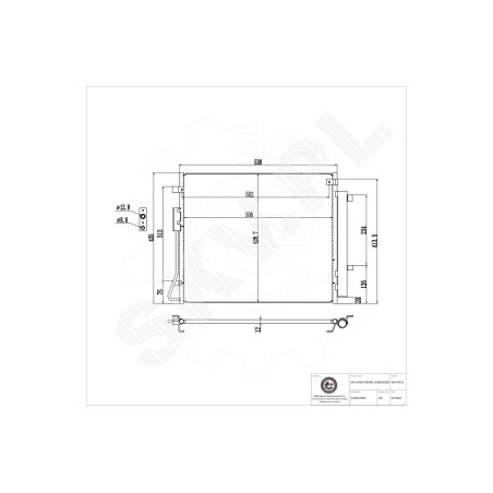 Condenseur de Climatisation Pour Kia Sorento III 97606C5050
