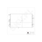 Condenseur de Climatisation Pour Kia Soul I 976062K600 976062K600AS