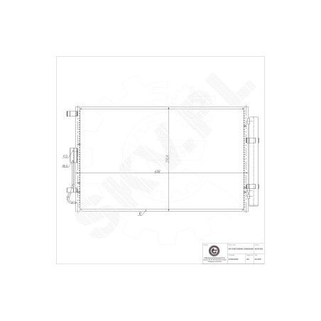 Condenseur de Climatisation Pour Kia Soul I 976062K600 976062K600AS