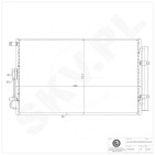 Condenseur de Climatisation Pour Kia Soul I 976062K600 976062K600AS