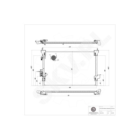 Condenseur de Climatisation Pour Land Rover Defender Discovery II JRB100790