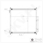 Condenseur de Climatisation Pour Land Rover Defender Discovery V LR034503