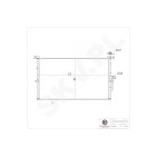 Condenseur de Climatisation Pour Land Rover Range Rover III JRW000020