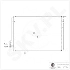 Condenseur de Climatisation Pour Land Rover Range Rover III JRW000020