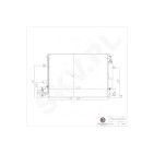Condenseur de Climatisation Pour Land Rover Range Rover III LR022744