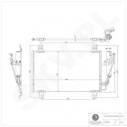 Condenseur de Climatisation Pour Mazda 2 CX-3 D09W61480 D09W61480A DB3R61480