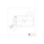 Condenseur de Climatisation Pour Mazda 3 BBM461480B BBM461480C BBM461480D
