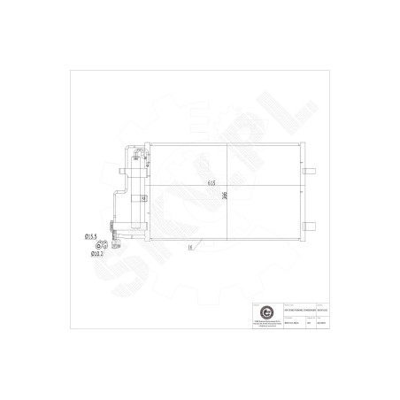 Condenseur de Climatisation Pour Mazda 3 BBM461480B BBM461480C BBM461480D
