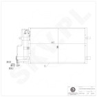 Condenseur de Climatisation Pour Mazda 3 BBM461480B BBM461480C BBM461480D