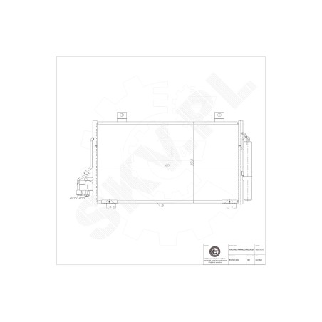 Condenseur de Climatisation Pour Mazda 3 6 BSS561480A GHT661480 GHT661480A