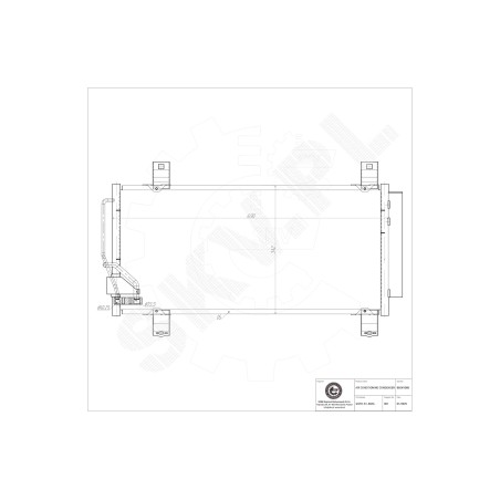 Condenseur de Climatisation Pour Mazda 6 GS1D61480C GS1D61480D GSYD6148ZA