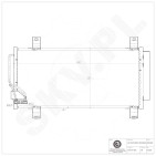 Condenseur de Climatisation Pour Mazda 6 GS1D61480C GS1D61480D GSYD6148ZA