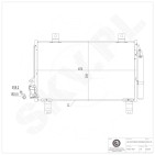 Condenseur de Climatisation Pour Mazda CX-5 KF0361480A KF0361480B