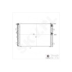 Condenseur de Climatisation Pour Mercedes-Benz CLA Classe A B GLA 2465000054