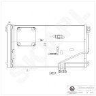 Condenseur de Climatisation Pour Mercedes-Benz Classe C T-Model CLK 2035001054