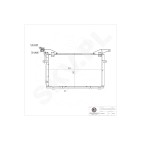 Condenseur de Climatisation Pour Mercedes-Benz Classe E T-Model 2108300470