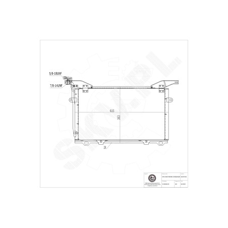 Condenseur de Climatisation Pour Mercedes-Benz Classe E T-Model 2108300470
