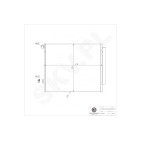Condenseur de Climatisation Pour Mercedes-Benz GLS 1675001200 A1675001200