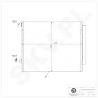 Condenseur de Climatisation Pour Mercedes-Benz GLS 1675001200 A1675001200