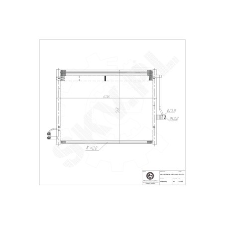 Condenseur de Climatisation Pour Mercedes-Benz Classe GL M GLE GLS 0995000002