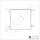 Condenseur de Climatisation Pour Mercedes-Benz Classe M 1638300070 A1638300070