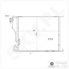 Condenseur de Climatisation Pour Mercedes-Benz Classe S SL A2205000054
