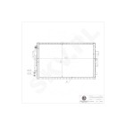 Condenseur de Climatisation Pour Mercedes-Benz Classe S A2215000754 A2215000854