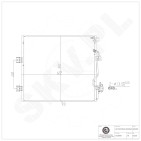 Condenseur de Climatisation Pour Mercedes-Benz Classe S 2215000354 2215000454