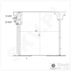 Condenseur de Climatisation Pour Mercedes-Benz Classe V Vito 6388350170