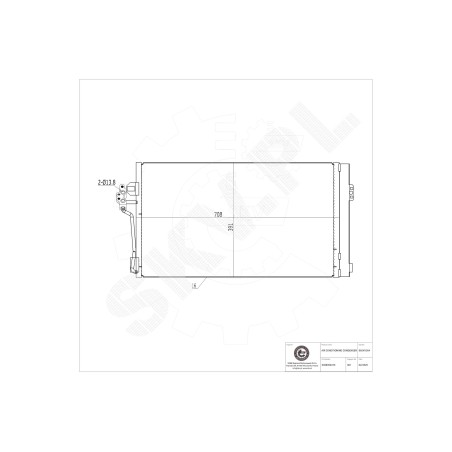 Condenseur de Climatisation Pour Mercedes-Benz Viano Vito 6398350270 6398350470