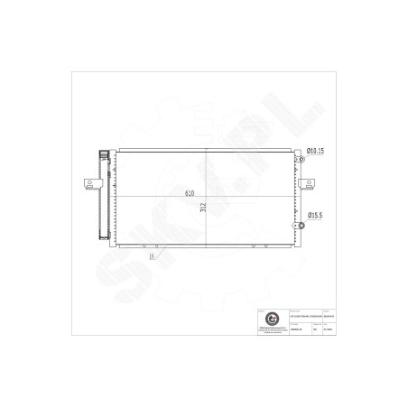 Condenseur de Climatisation Pour MG MG ZT ZT- T Rover 75 Tourer