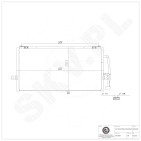 Condenseur de Climatisation Pour Mitsubishi Carisma A Trois Volumes Volvo S40 I