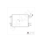 Condenseur de Climatisation Pour Mitsubishi VI Smart Forfour