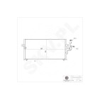 Condenseur de Climatisation Pour Mitsubishi Colt V Lancer VI MR218428