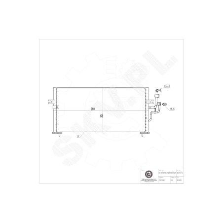 Condenseur de Climatisation Pour Mitsubishi Colt V Lancer VI MR218428