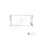 Condenseur de Climatisation Pour Mitsubishi MN151100