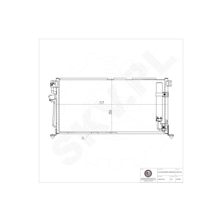 Condenseur de Climatisation Pour Mitsubishi MN151100