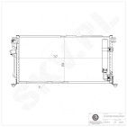Condenseur de Climatisation Pour Mitsubishi MN151100