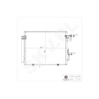 Condenseur de Climatisation Pour Mitsubishi Pajero Classic II III 7812A050