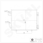 Condenseur de Climatisation Pour Mitsubishi Pajero IV Van 7812A156