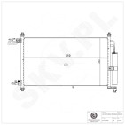 Condenseur de Climatisation Pour Nissan Bluebird Juke Micra C+C III 92100BH40A