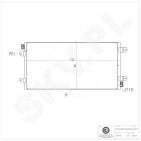 Condenseur de Climatisation Pour Renault Opel Nissan Vauxhall 2765000QAN 4401424
