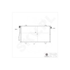 Condenseur de Climatisation Pour Renault Master II Nissan Interstar 2765000QAF