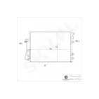 Condenseur de Climatisation Pour Renault Kangoo Nissan Kubistar 2765000Q0G