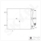 Condenseur de Climatisation Pour Nissan Micra III 92100AY600