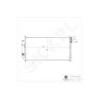 Condenseur de Climatisation Pour Nissan Murano I 92110CA000 92110CN000