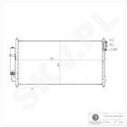 Condenseur de Climatisation Pour Nissan Murano I 92110CA000 92110CN000