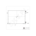 Condenseur de Climatisation Pour Renault Opel Nissan 2765000QAG 4408646