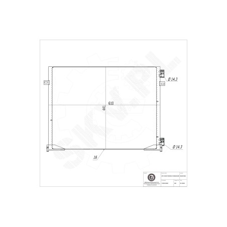 Condenseur de Climatisation Pour Renault Opel Nissan 2765000QAG 4408646
